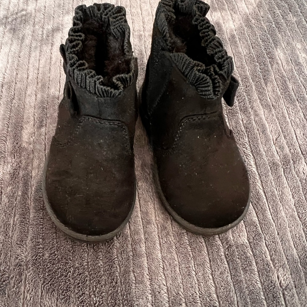 WonderNationKids Black Boots
